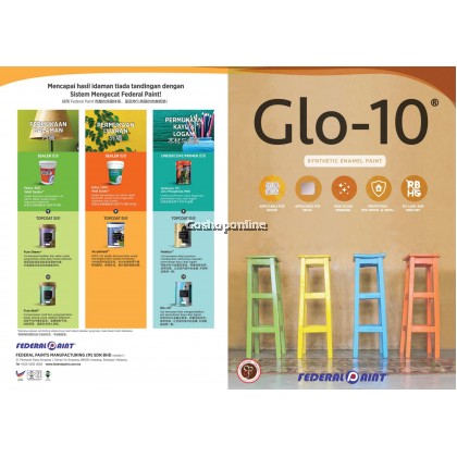 Federal Paint Glo-10 20L (Top Coat)