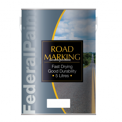 Federal Paint Feltec Road Marking Non-Reflective 5L (White/ Black/ Yellow)