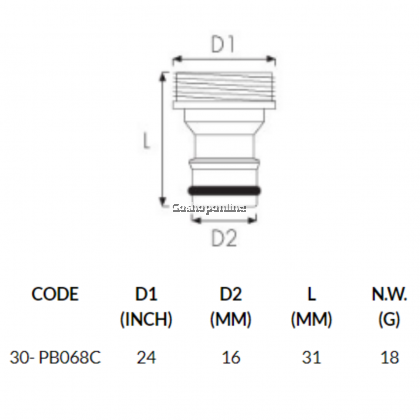 Remax Two Way Universal Tap Connector 内外牙龙接头 PB068C