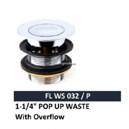Falla 1-1/4" Pop Up Waste with Overflow FL WS 032/P
