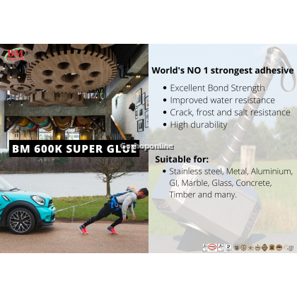 BM 600K Super Glue 1kg/Set