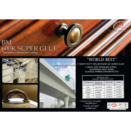BM 600K Super Glue 1kg/Set