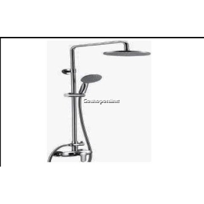 Sericite Shower System Comprise of Shower Mixer, Rain Shower & Hand Shower Complete with 1.5M Flexible Hose (2 Ways) 2