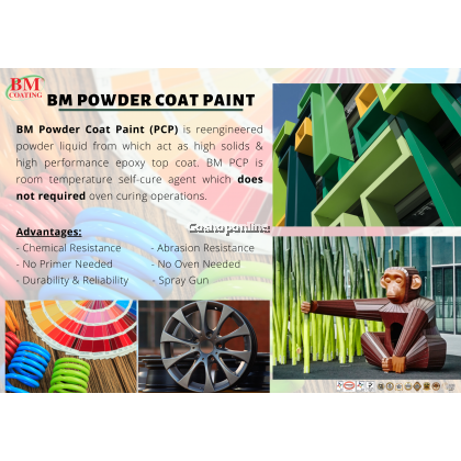 BM Powder Coat Paint 4515 (Outdoor) - 1L