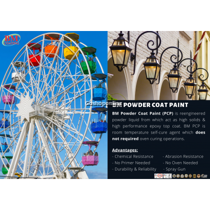 BM Powder Coat Paint 4515 (Outdoor) - 1L