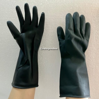 Worker W1300 Black Industrial Rubber Glove