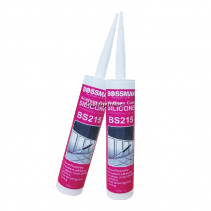 Bossman Acetoxy Cure Silicone Sealant BS215 (Black)