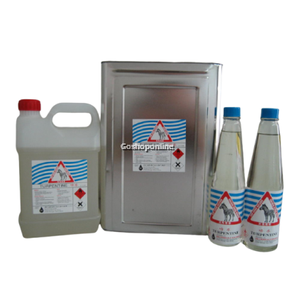 Zebra Turpentine Bottle 420ml/ 2kg
