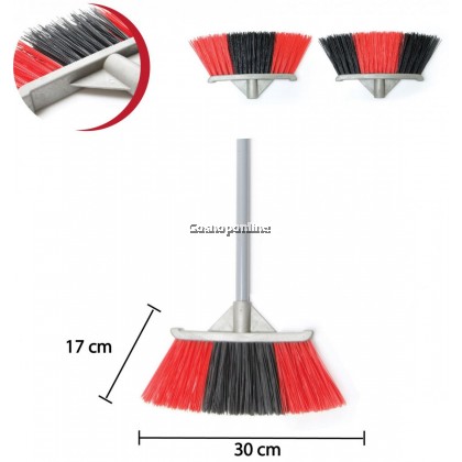  Rayaco 4' Handle Nylon Broom 218P