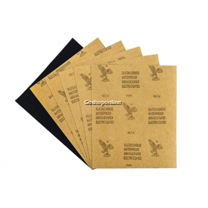 Goble Hawk Silicone Carbide Waterproof Abrasive Sand Paper 5pcs/ roll