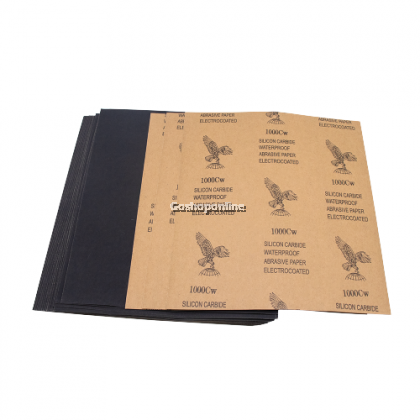Goble Hawk Silicone Carbide Waterproof Abrasive Sand Paper 5pcs/ roll